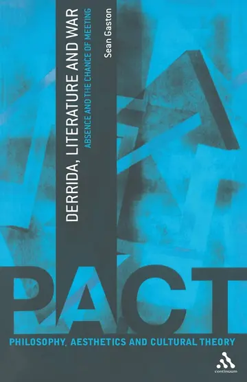 Cover of Derrida, Literature and War