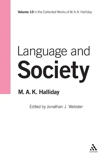 Cover of Language and Society