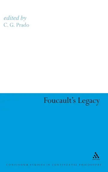 Cover of Foucault's Legacy