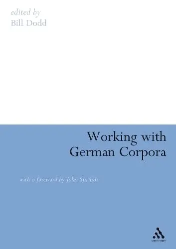 Cover of Working with German Corpora