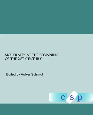 Cover of Modernity at the Beginning of the 21st Century