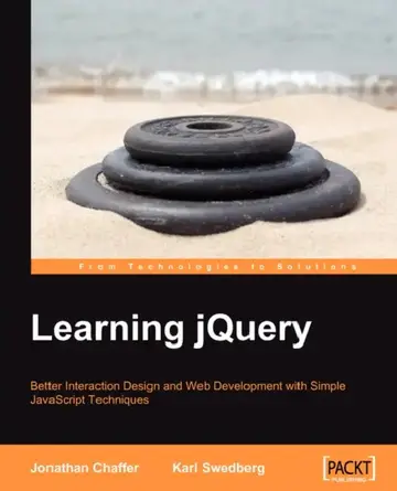Cover of Learning Jquery