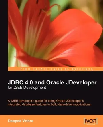 Cover of JDBC 4.0 and Oracle Jdeveloper for J2ee Development