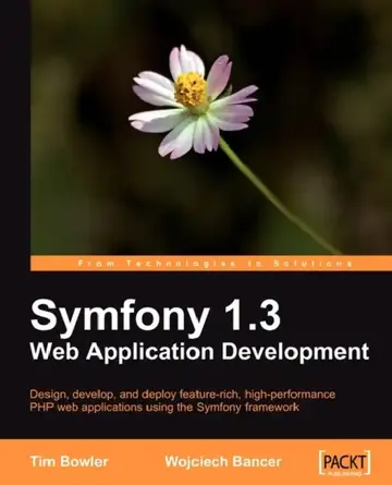 Cover of Symfony 1.3 Web Application Development