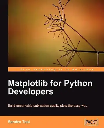 Cover of Matplotlib for Python Developers