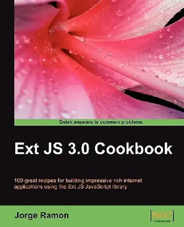 Cover of Ext Js 3.0 Cookbook
