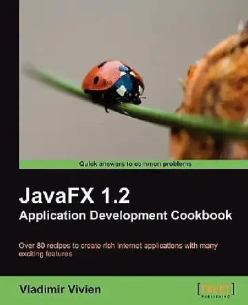 Cover of Javafx 1.2 Application Development Cookbook