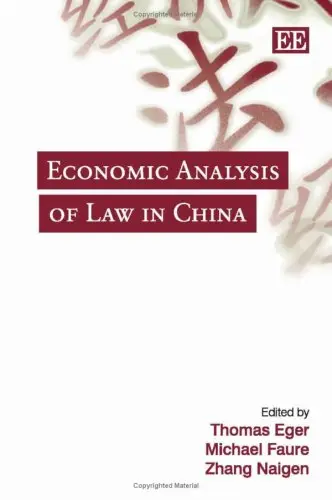 Cover of Economic Analysis of Law in China