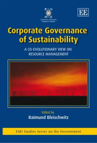 Cover of Corporate Governance of Sustainability