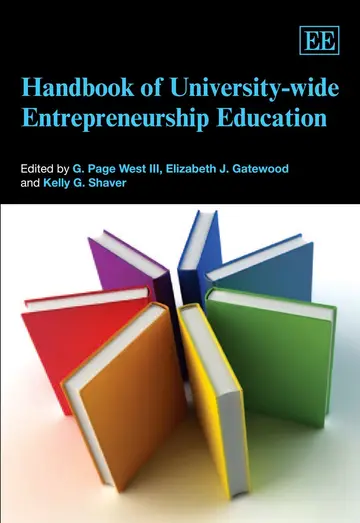Cover of Handbook of University-wide Entrepreneurship Education