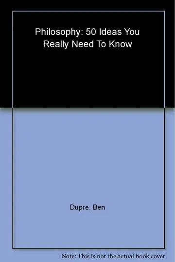 Cover of 50 Philosophy Ideas You Really Need to Know