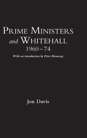 Cover of Prime Ministers and Whitehall