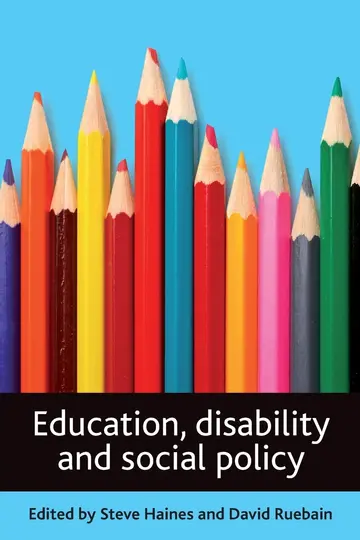 Cover of Education, Disability and Social Policy