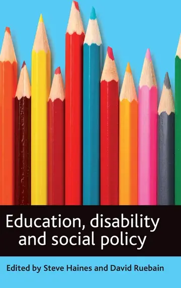 Cover of Education, Disability and Social Policy