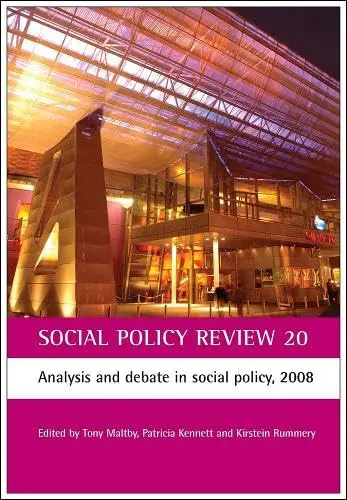 Cover of Social Policy Review 20