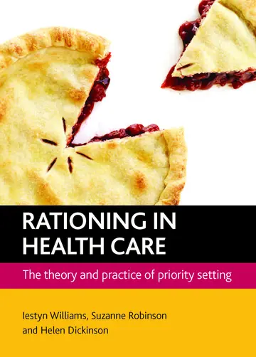 Cover of Rationing in Health Care