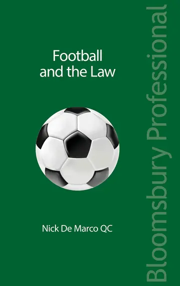 Cover of The Law Relating to Football