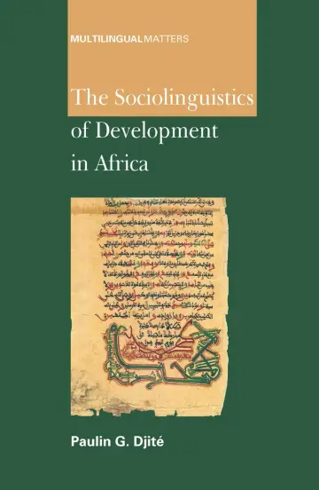 Cover of The Sociolinguistics of Development in Africa