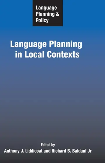 Cover of Language Planning and Policy