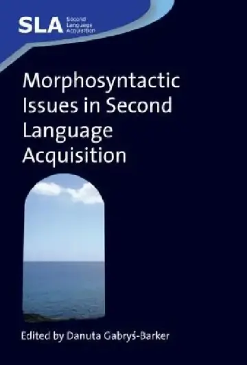 Cover of Morphosyntactic Issues Second Languagehb