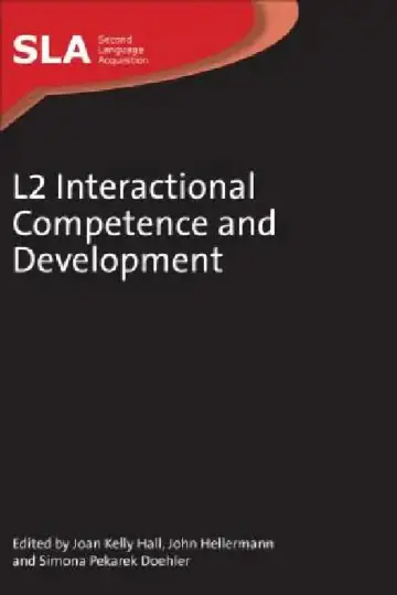 Cover of L2 Interactional Competence and Development