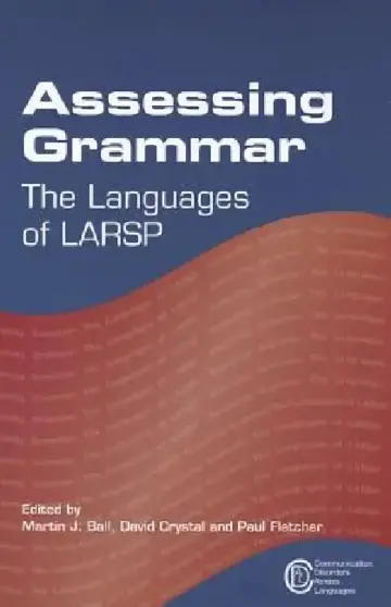 Cover of Assessing Grammar