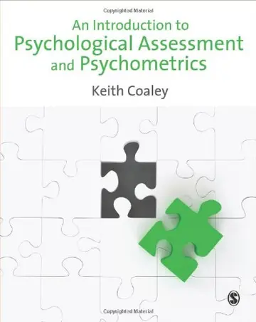 Cover of An Introduction to Psychological Assessment and Psychometrics