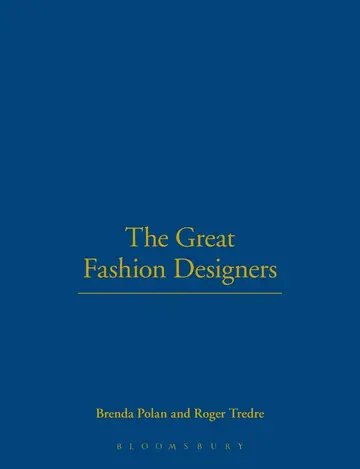 Cover of The Great Fashion Designers