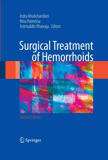 Cover of Surgical Treatment of Hemorrhoids 2Ed