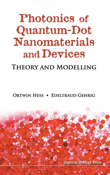 Cover of Photonics of Quantum - Dot Nanomaterials and Devices