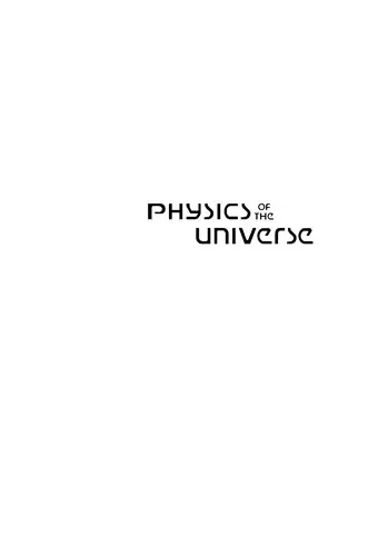 Cover of Physics of the Universe