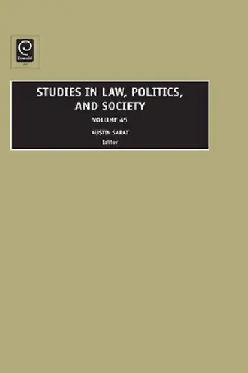 Cover of Studies in Law, Politics and Society