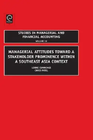 Cover of Managerial Attitudes Toward a Stakeholder Prominence Within a Southeast Asia Context