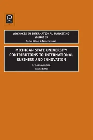 Cover of Msu Contributions to International Business and Innovation