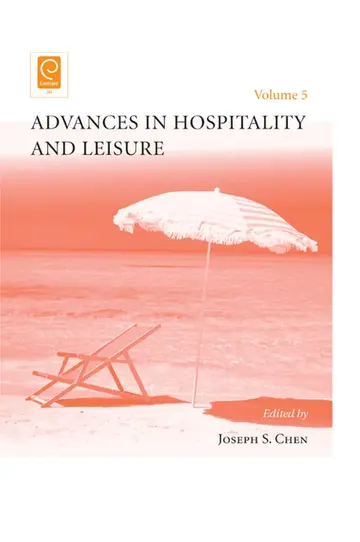 Cover of Advances in Hospitality and Leisure
