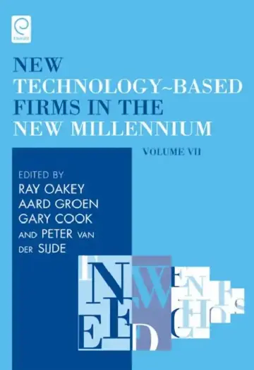 Cover of New Technology-Based Firms in the New Millennium