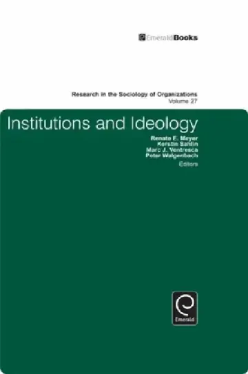 Cover of Institutions and Ideology
