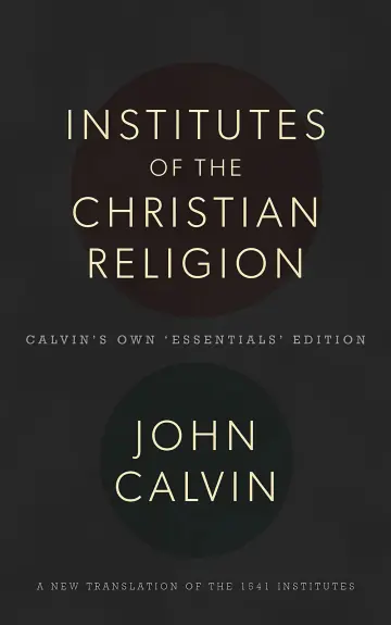Cover of Institutes of the Christian Religion