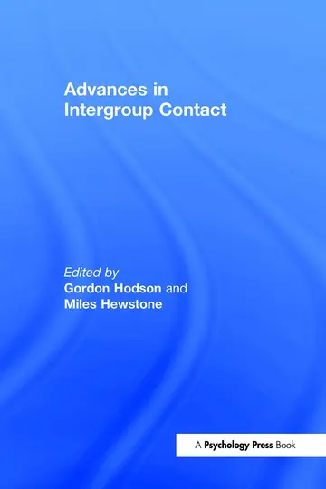 Cover of Advances in Intergroup Contact