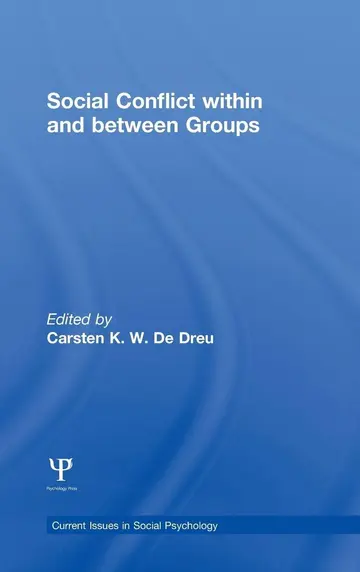 Cover of Social Conflict Within and Between Groups