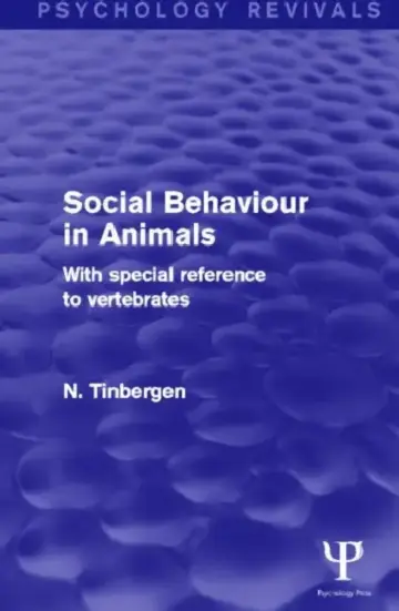 Cover of Social Behaviour in Animals