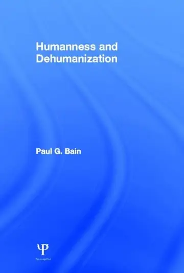 Cover of Humanness and Dehumanization