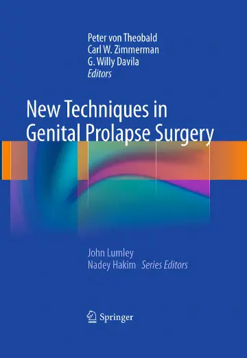 Cover of New Techniques in Genital Prolapse Surgery