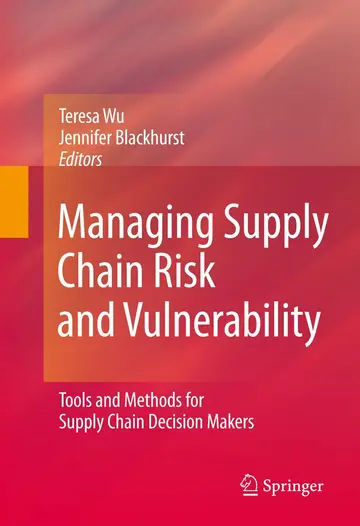 Cover of Managing Supply Chain Risk and Vulnerability