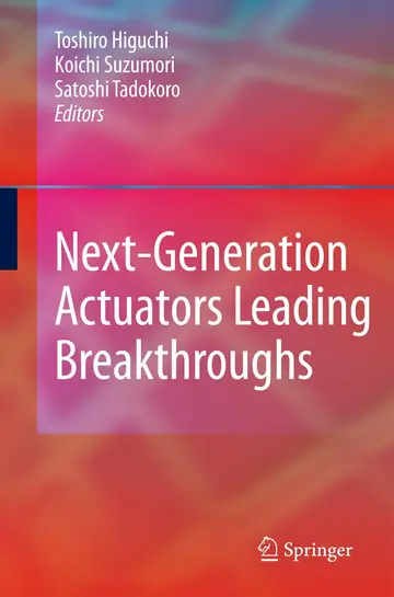 Cover of Next-Generation Actuators Leading Breakthroughs