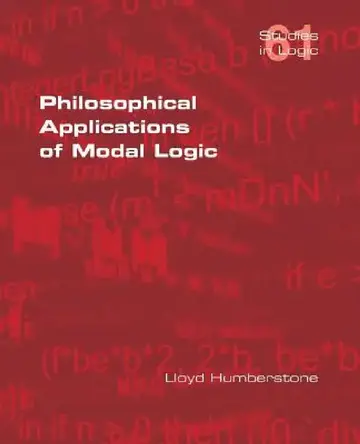 Cover of Philosophical Applications of Modal Logic