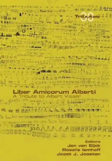 Cover of Liber Amicorum Alberti. A Tribute to Albert Visser