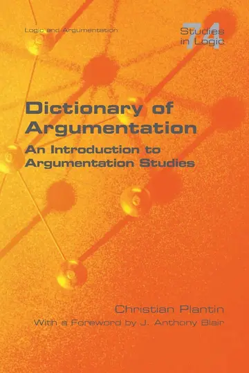 Cover of Dictionary of Argumentation