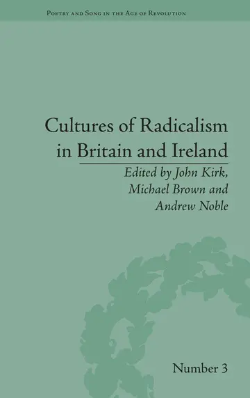 Cover of Cultures of Radicalism in Britain and Ireland