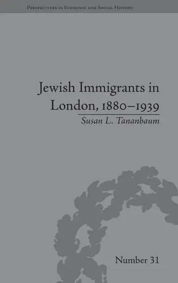 Cover of Jewish Immigrants in London, 1880-1939